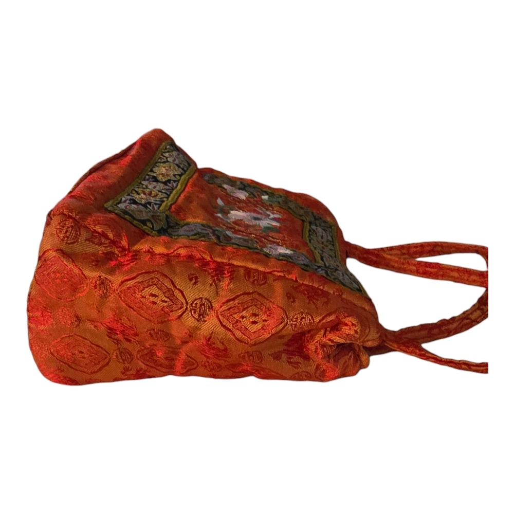 Embroidered Tapestry Handbag Boho Asian Inspired Purse - Picture 5 of 6